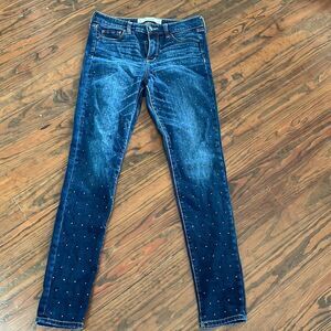 Abercrombie embellished jeans. Size 6/28